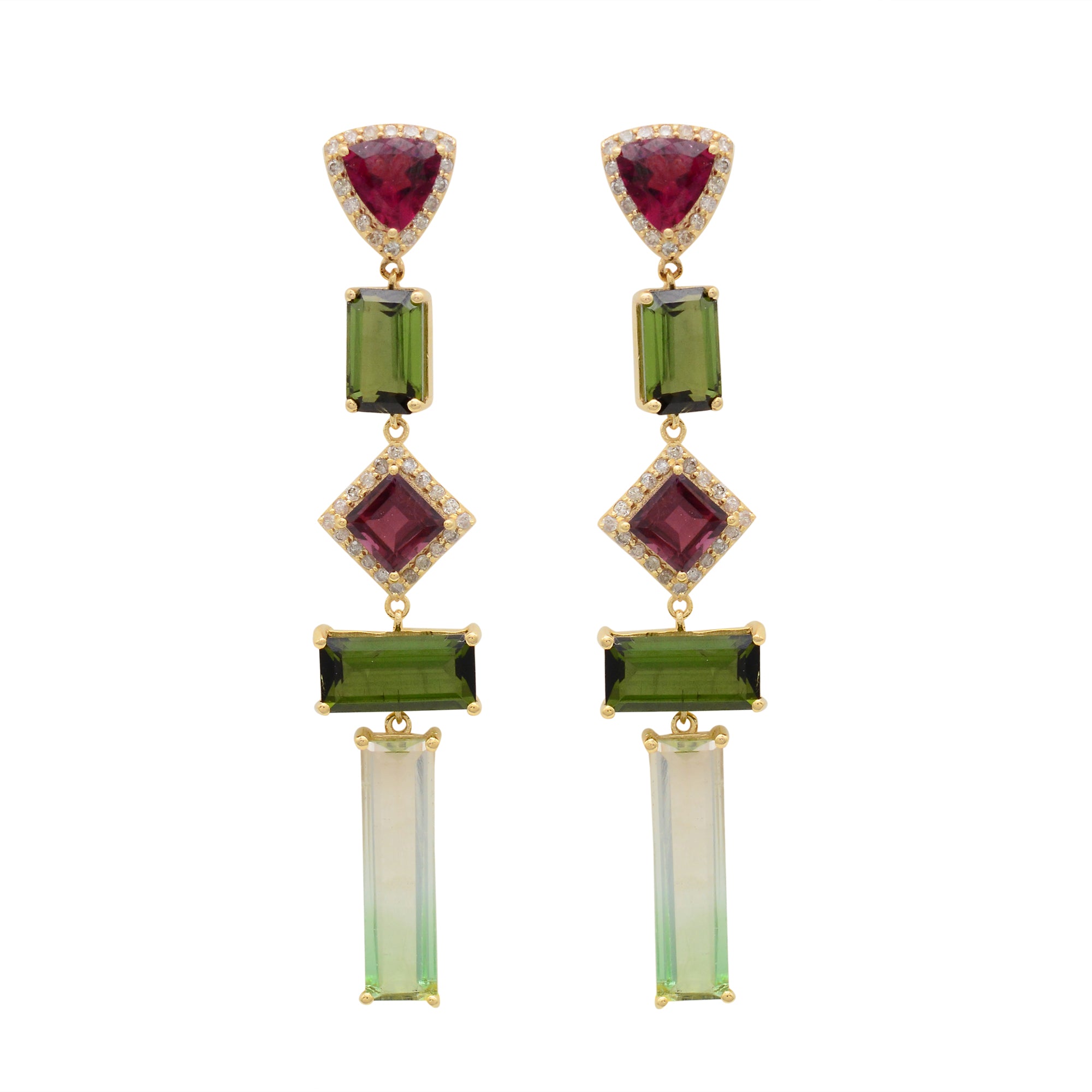 TOURMALINE TAPESTRY EARRINGS