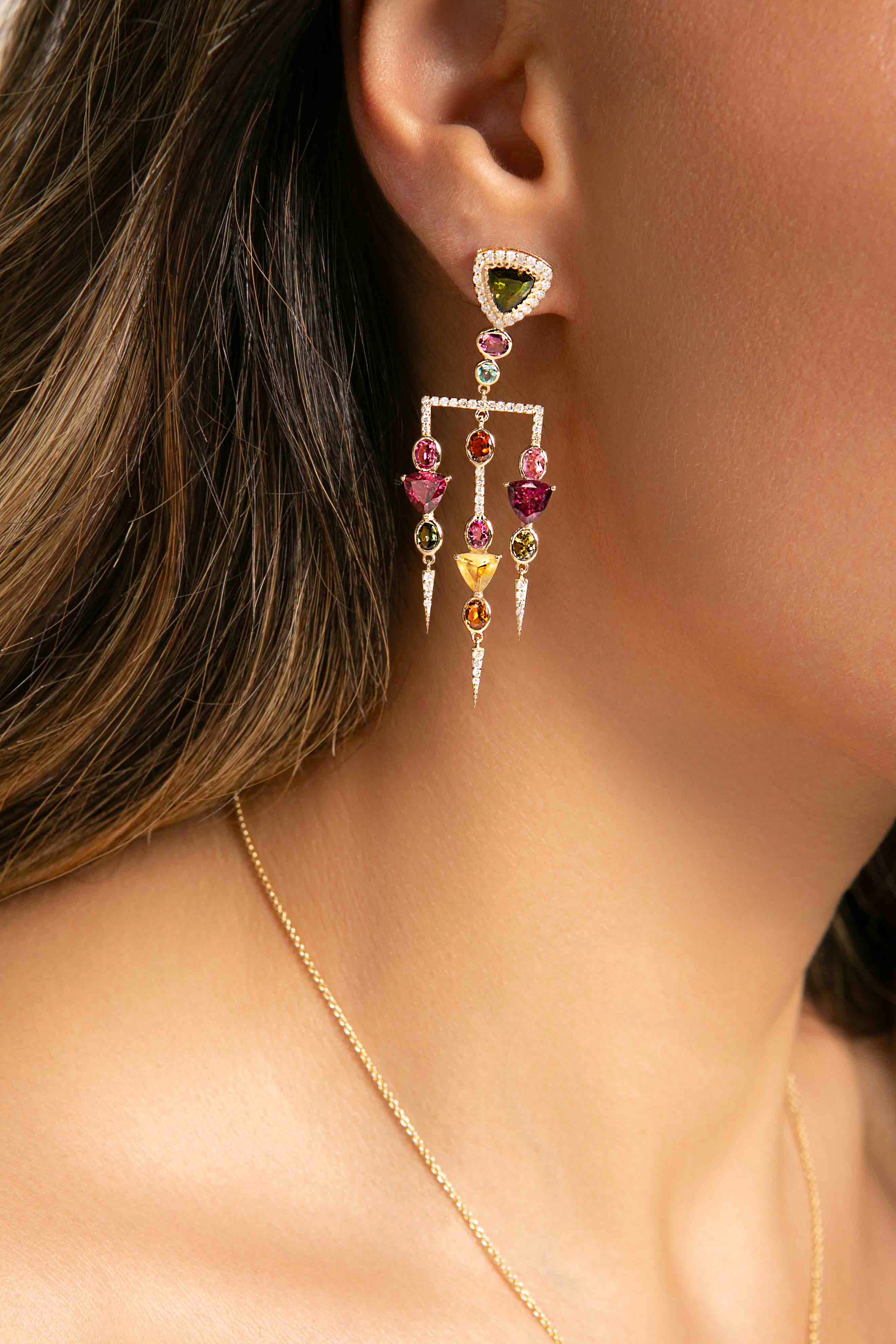 FUSION CHANDELIER EARRINGS