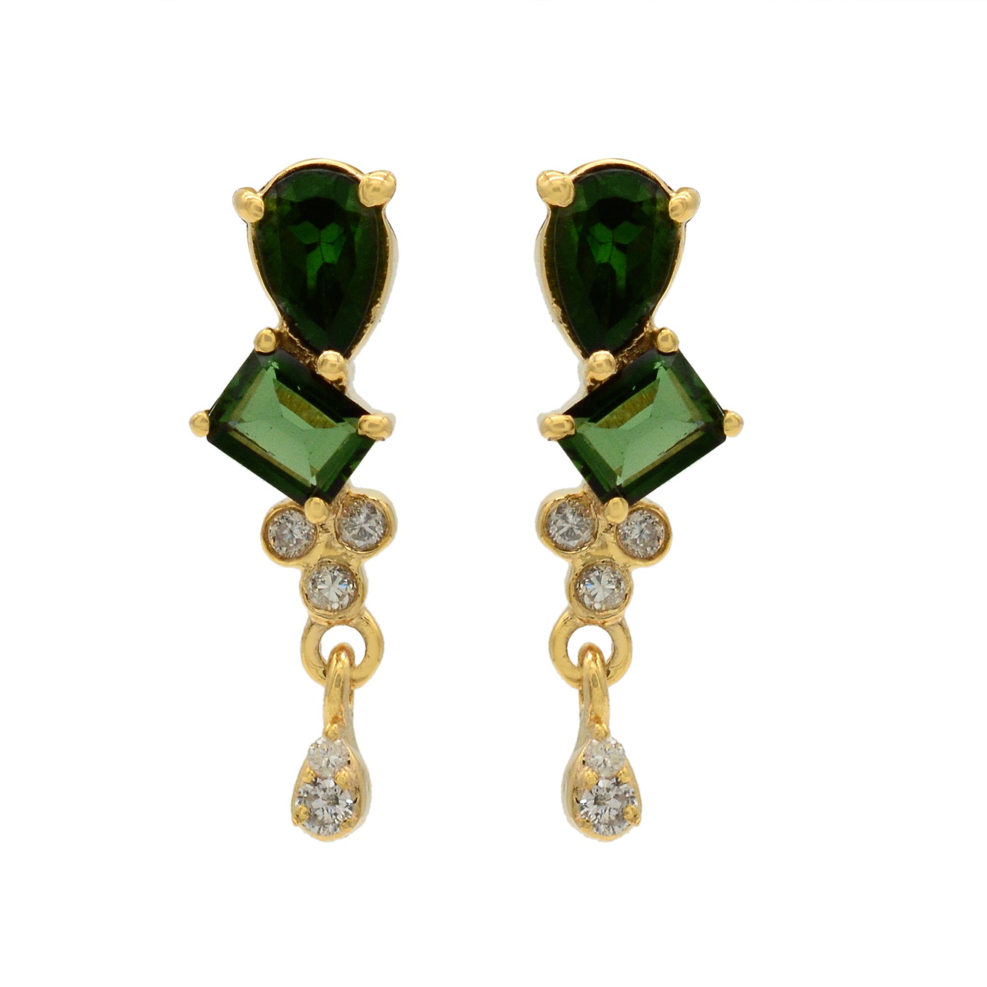 GREEN CASCADE STUDS