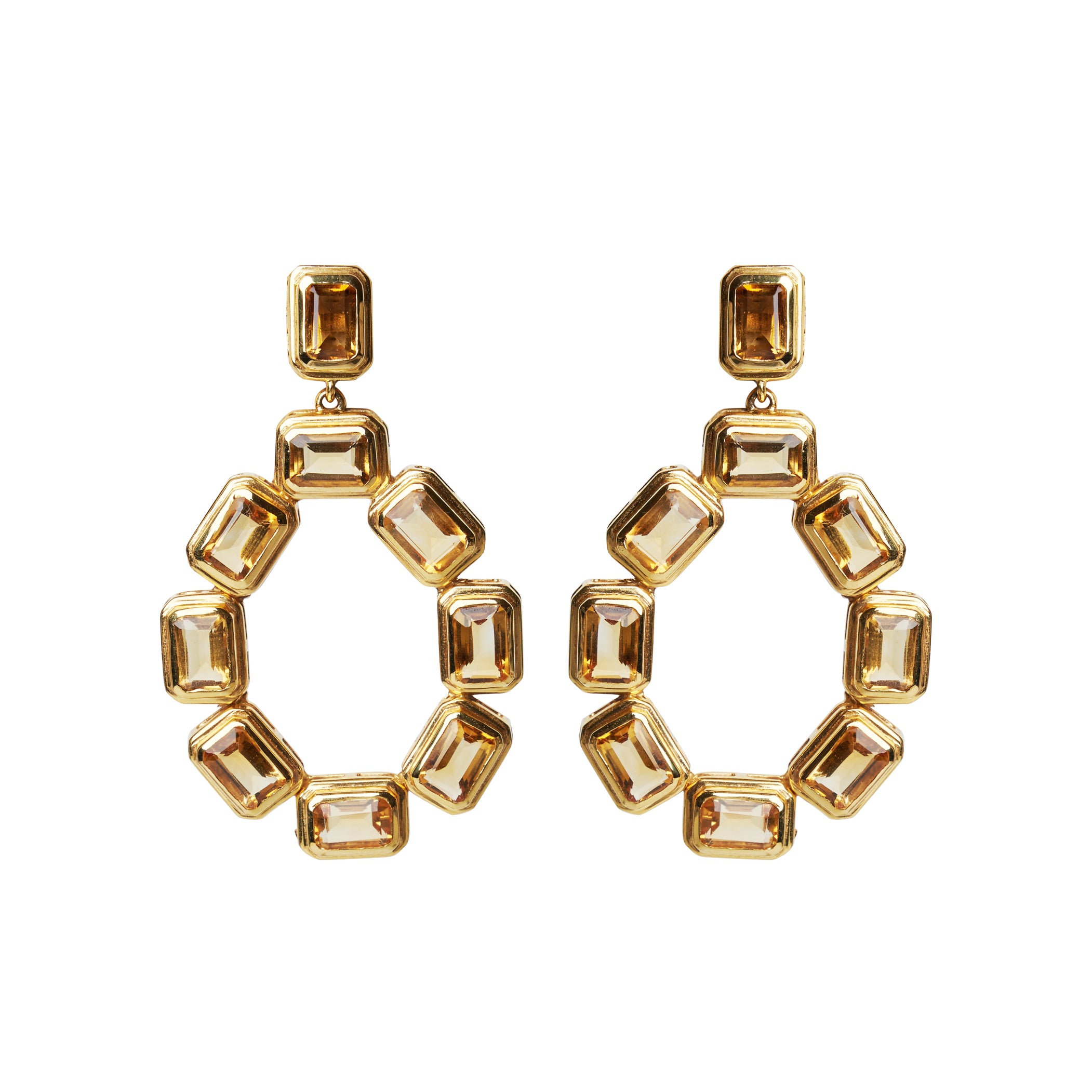 SONA CITRINE EARRINGS