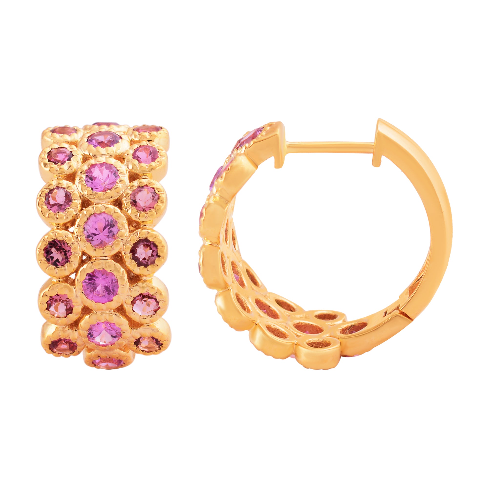 JAAL PINK SAPPHIRE CUFFS