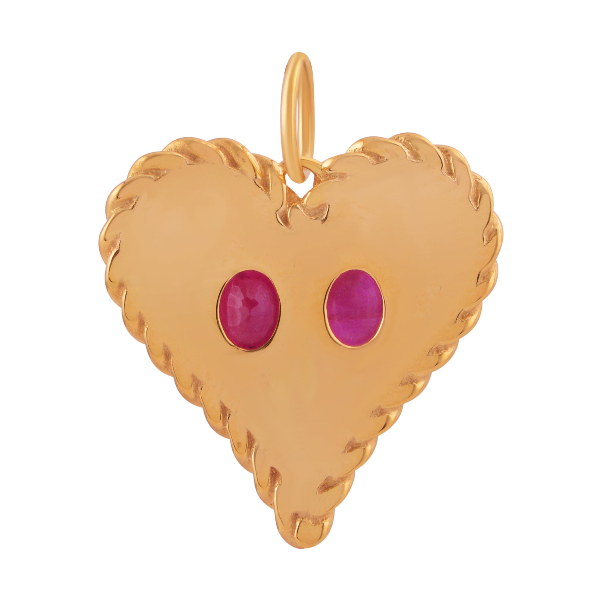 LOVE BIRDS RUBY PENDANT