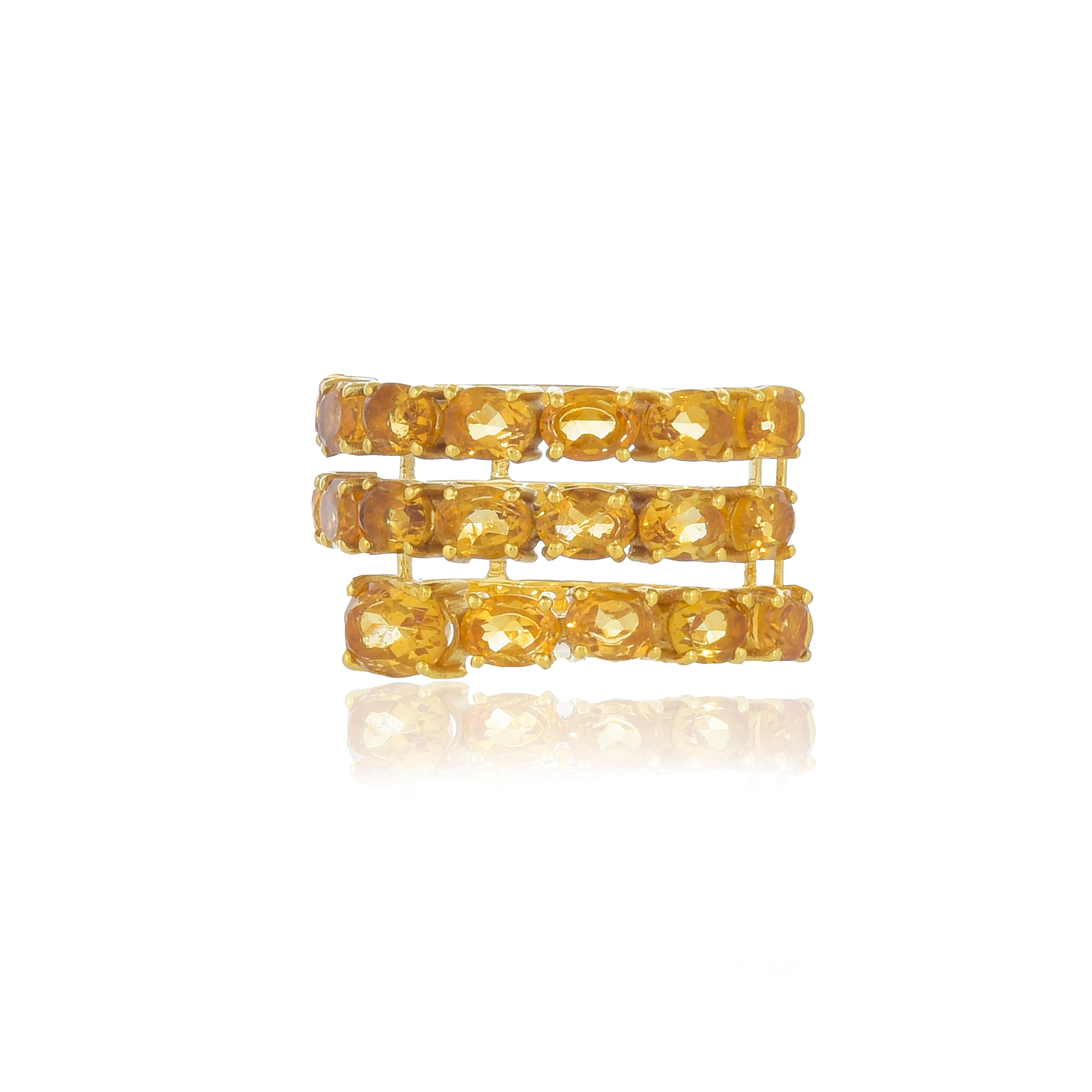 SONA CITRINE RING