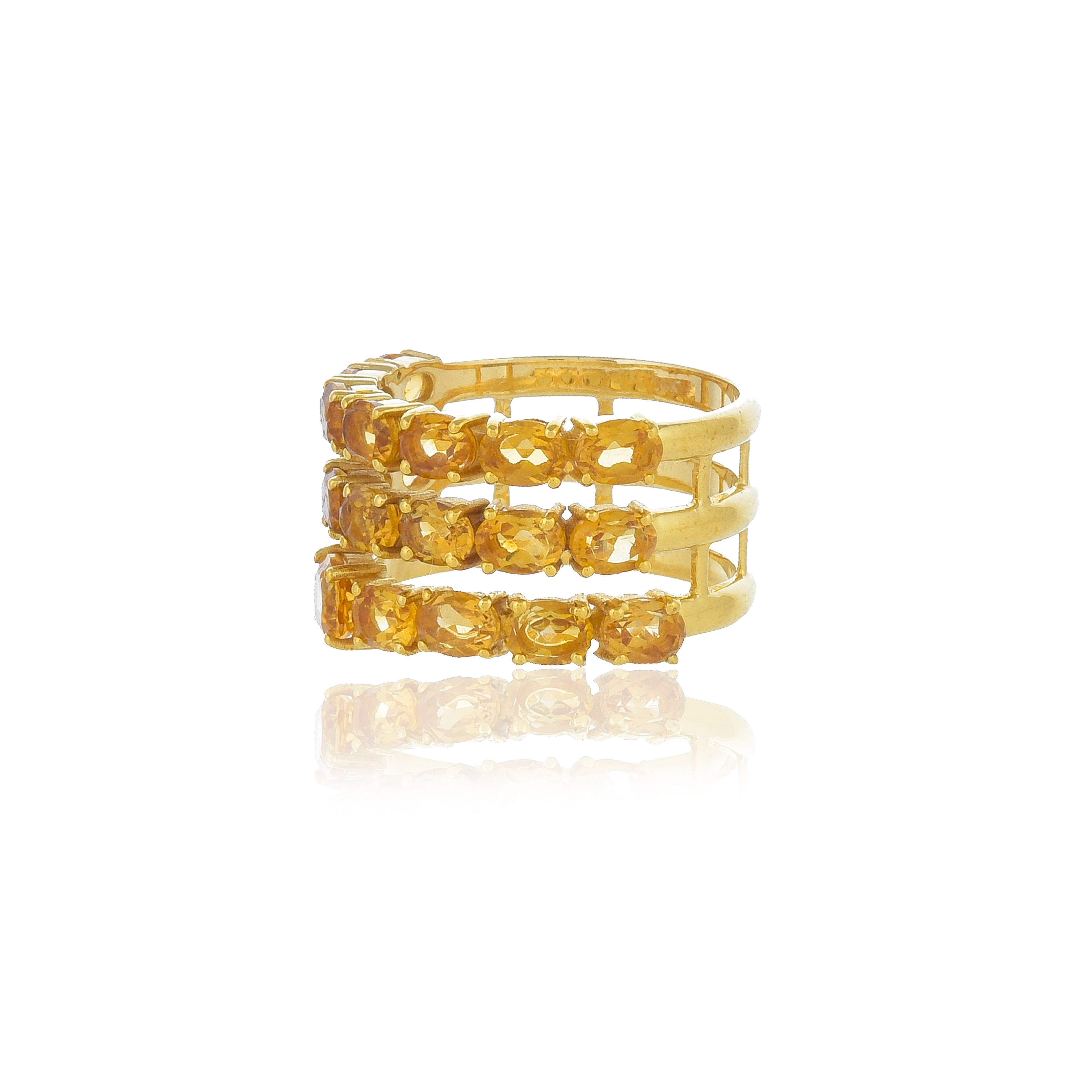 SONA CITRINE RING