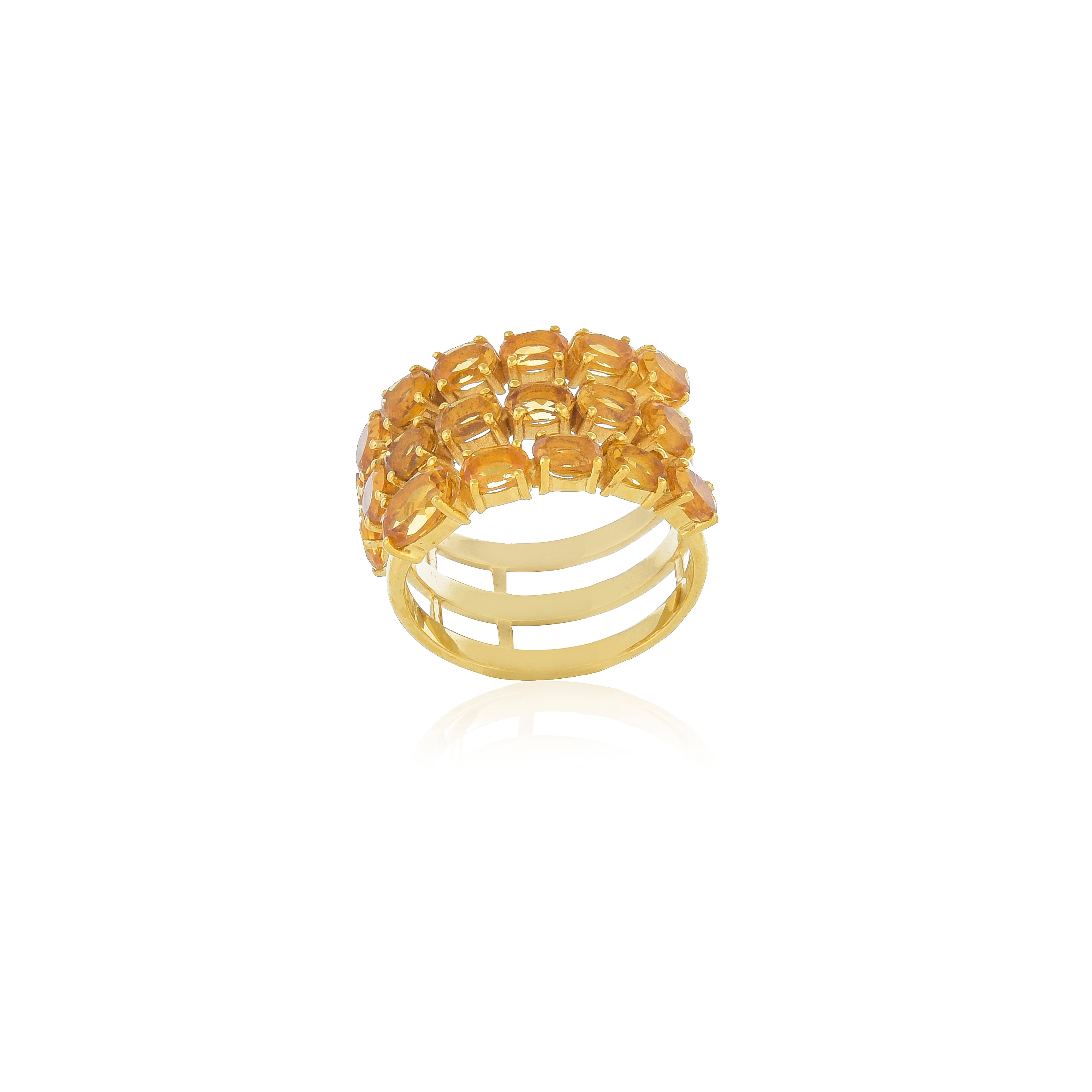 SONA CITRINE RING